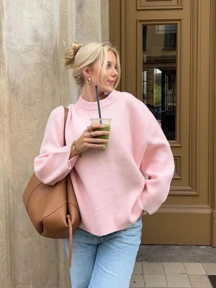 Knitted Pullover Sweater