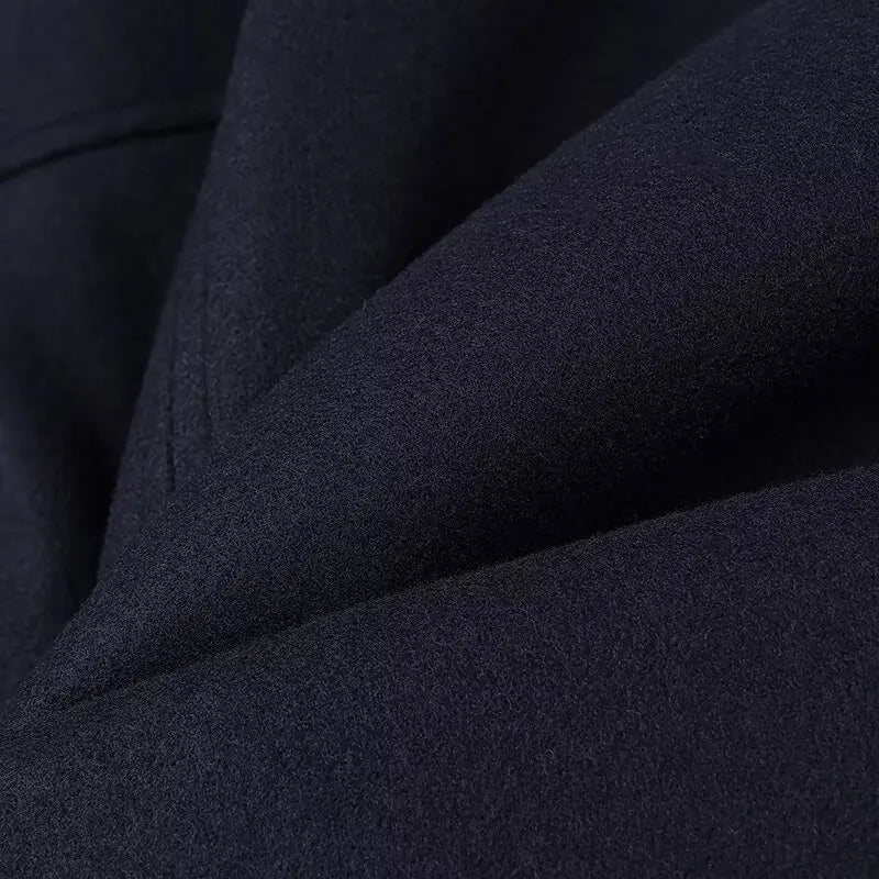 Chic Double-Breasted Wool Jacket